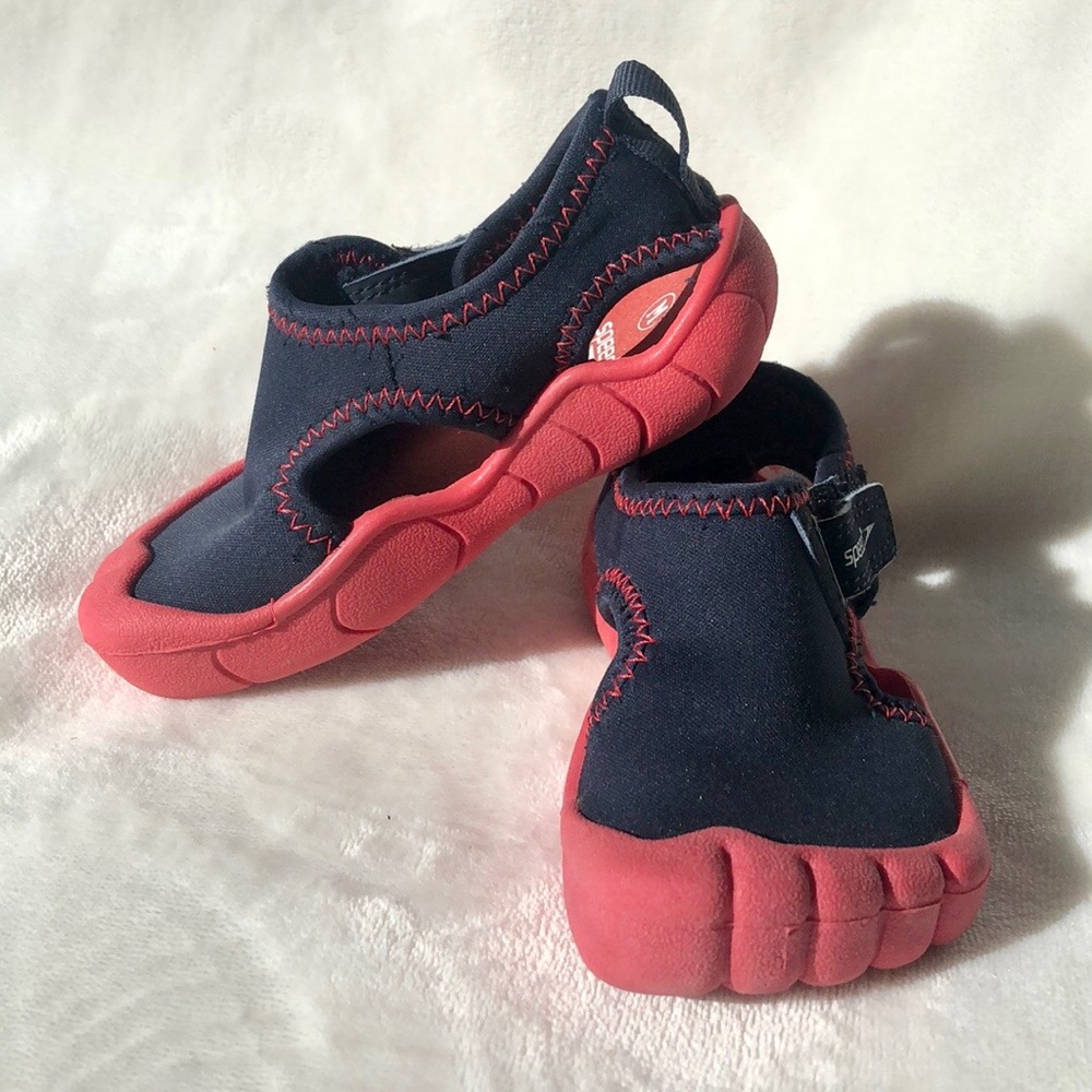 Speedo Toddler Blue/Red Hybrid Water Shoes - Picture 1 of 6